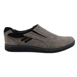 KOMODO Mocassini da uomo grigi 862L grigio