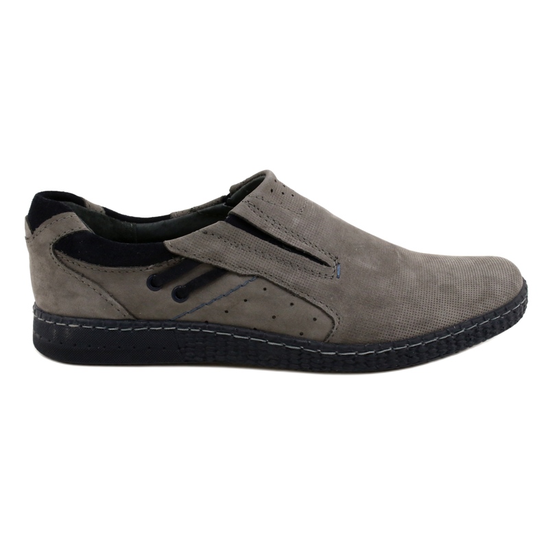 KOMODO Mocassini da uomo grigi 862L grigio