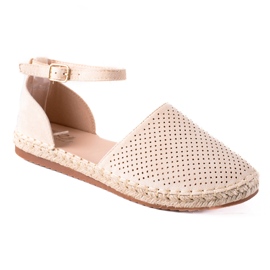 SHELOVET Espadrillas traforate marrone