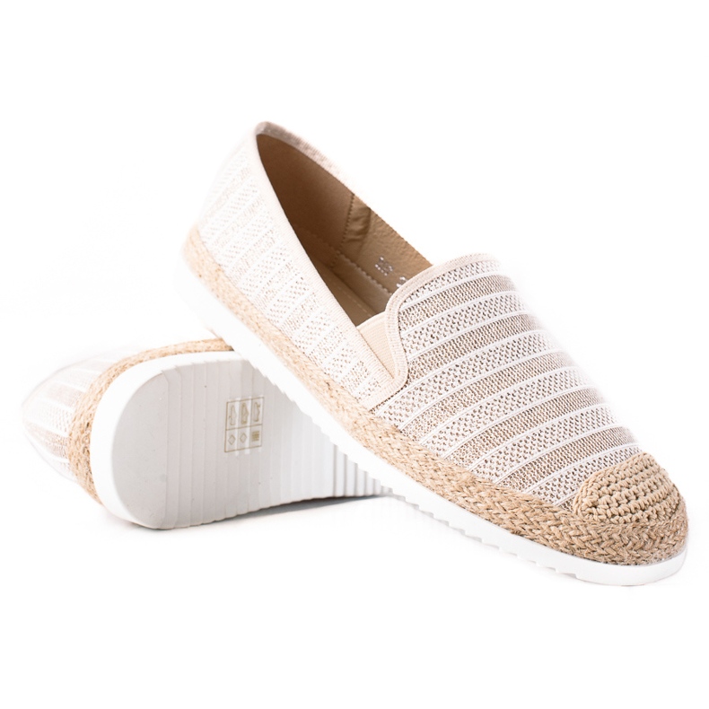SHELOVET Espadrillas slip-on beige
