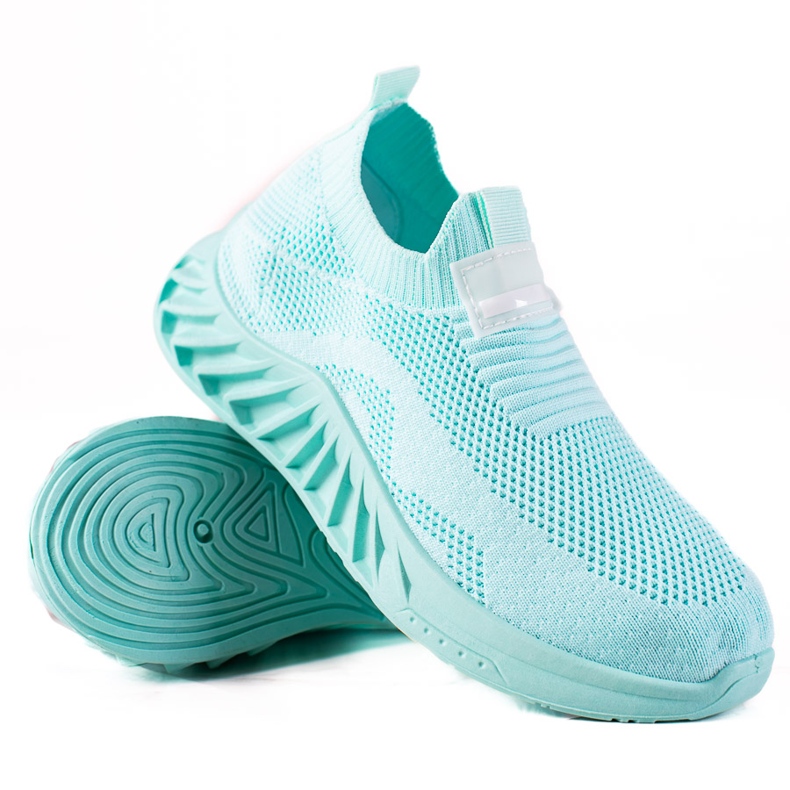 SHELOVET Scarpe sportive slip-on verde