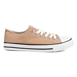 SHELOVET Sneakers beige classiche