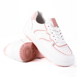 SHELOVET Sneakers da donna bianco rosa