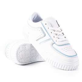 SHELOVET Scarpe da ginnastica bianche bianco blu