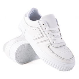 SHELOVET Scarpe da ginnastica bianche bianco grigio