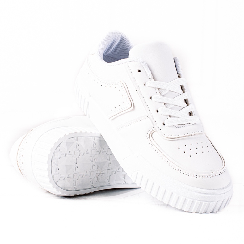 SHELOVET Scarpe da ginnastica bianche bianca