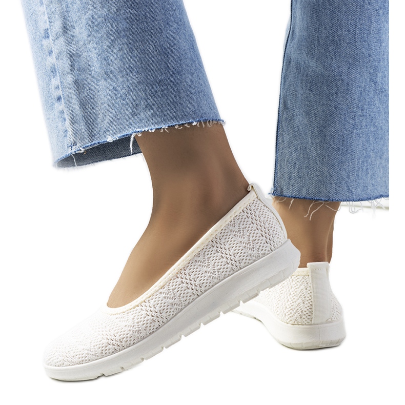 Sneakers Suvia da donna beige écru