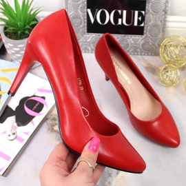 Décolleté a stiletto Sergio Leone rosse rosso