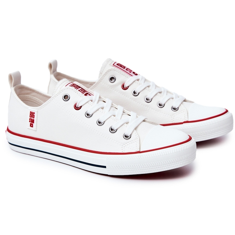 Sneakers da Uomo in Pelle Big Star JJ174069 Bianche bianca