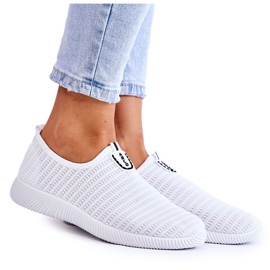 PG1 Scarpe Sportive Donna Slip-On Bianche Charlien bianco