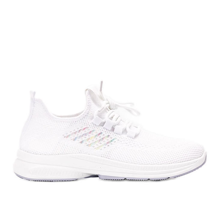 Sneakers sportive bianche Merja bianca