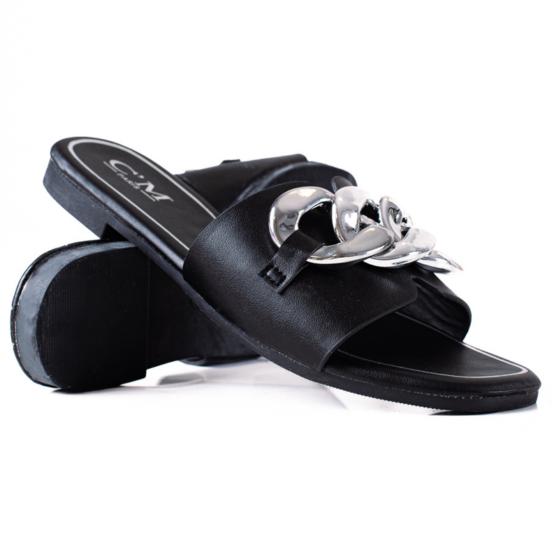 SHELOVET Ciabatte Con Catena nero