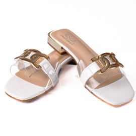 SHELOVET Ciabatte da donna alla moda bianco