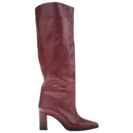 Marco Shoes Stivali Kate con tomaia più ampia rosso multicolore