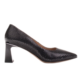 Marco Shoes Décolleté in camoscio naturale nero
