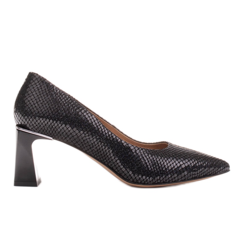 Marco Shoes Décolleté in camoscio naturale nero
