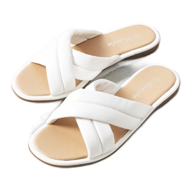 Pantofole Thines bianche da donna bianca