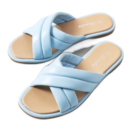 Pantofole Thines blu da donna