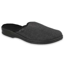 Befado scarpe da uomo pu 089M416 nero grigio