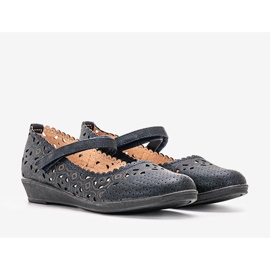 Ballerine traforate blu navy da bambino di Cardosa