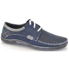Mario Pala Scarpe da uomo 539 blu navy