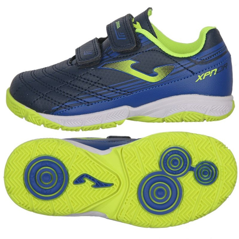 Scarpe da calcio Joma XPander 2203 In Jr XPJW2203INV verde blu
