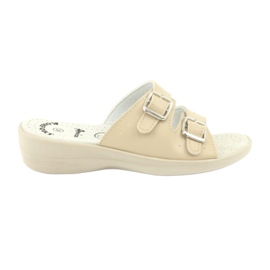 American Club Ciabatte con fibbia americana beige