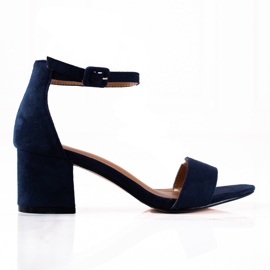SHELOVET Sandali blu scuro blu navy