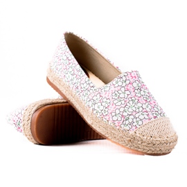 SHELOVET Espadrillas da donna rosa multicolore