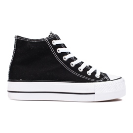 SHELOVET Sneakers Alte Sulla Piattaforma nero