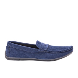 Mocassini Gradasso da uomo blu navy