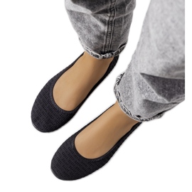 Ballerine traforate nere Holmen nero