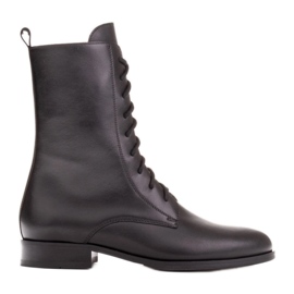 Marco Shoes Stivaletti classici con tacco basso nero