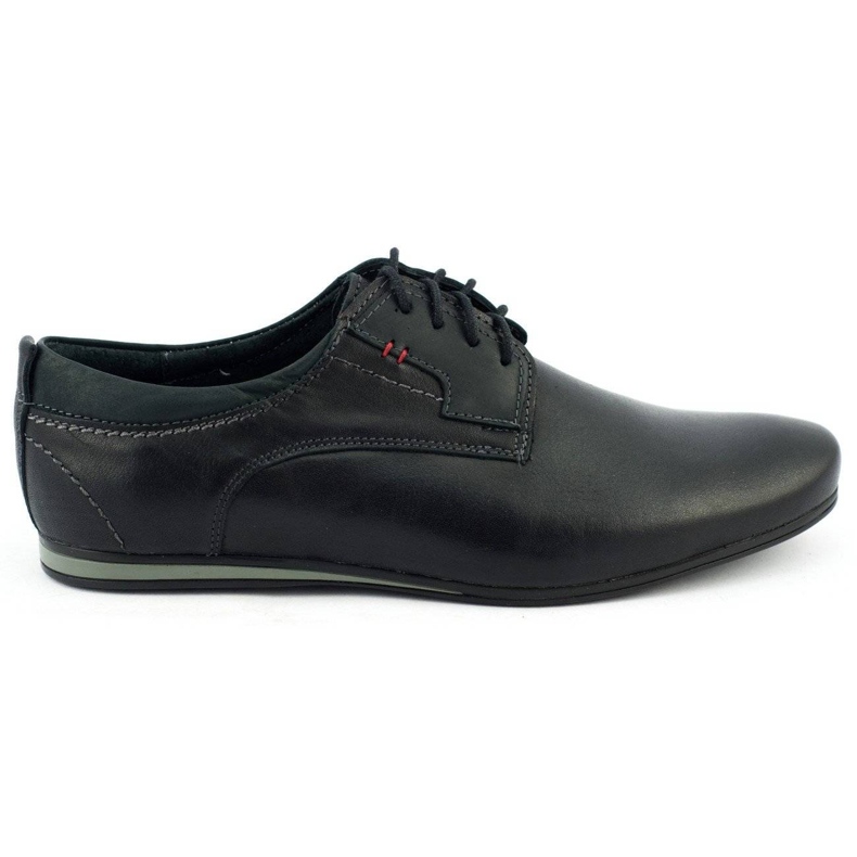 Olivier Scarpe eleganti da uomo per jeans 731 nere nero