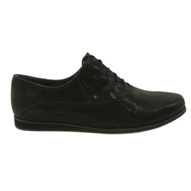 Scarpe nere di Angello Scarpe da donna legate in pois 303 nero