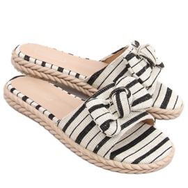 Ciabatte da donna Adana nere beige nero