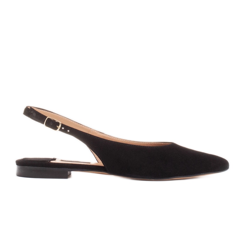 Marco Shoes Sandali neri in camoscio naturale nero