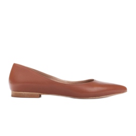 Marco Shoes Ballerine sottili marrone