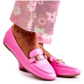 PG1 Mocassini Con Decoro Millario Rosa