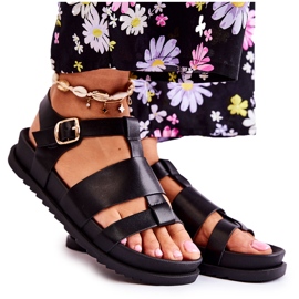 Sandali neri con plateau Tessy nero