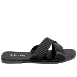 Ciabatte da donna Fuzzy Black nero