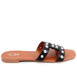 Ciabatte da donna nero lime
