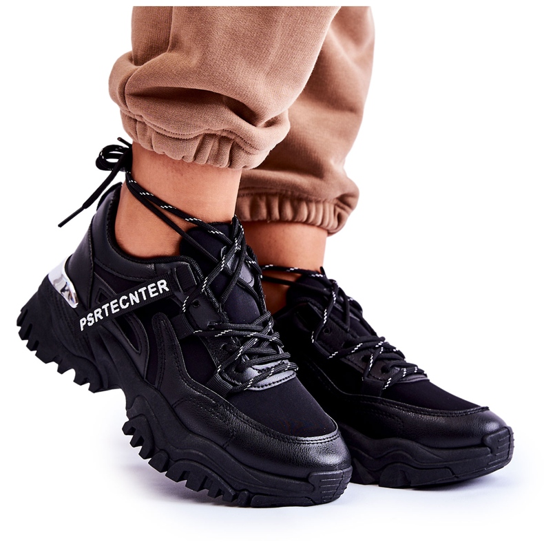 PS1 Sneakers da Donna Scarpe Sportive Nero Sheron