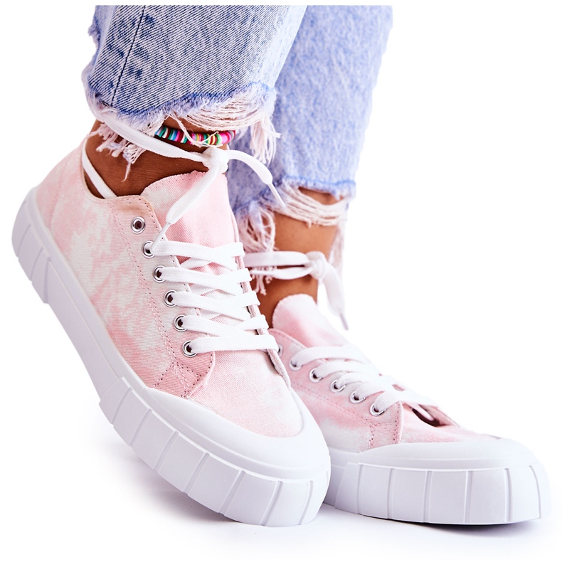 PS1 Sneakers da donna sulla piattaforma Pink Comes rosa
