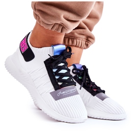 Scarpe Sportive da Donna Sneakers Slip-on Bianche Klayra bianco