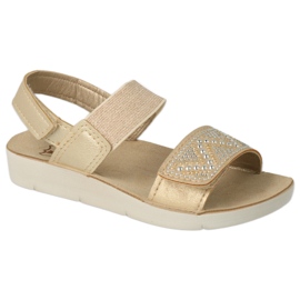 Sandali da bambina Befado Oro lucido 068Y002 d'oro