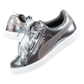 Puma Basket Heart Lunar Jr 365994 01 scarpe d'argento