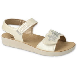Befado Sandals Girls 068y003 bianco e argento