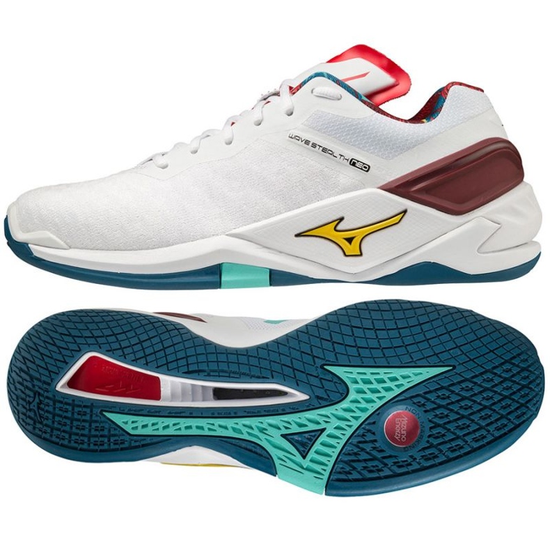 Scarpe Mizuno Wave Stealth Neo M X1GA200048 bianca bianca
