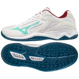 Scarpe da pallavolo Mizuno Lightning Star Z6 V1GD210348 bianco bianco